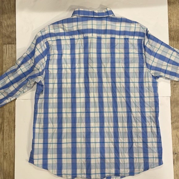 Crown‎ & Ivy Stretch Long Sleeve Plaid Button Up Size XXL - Picture 2 of 4